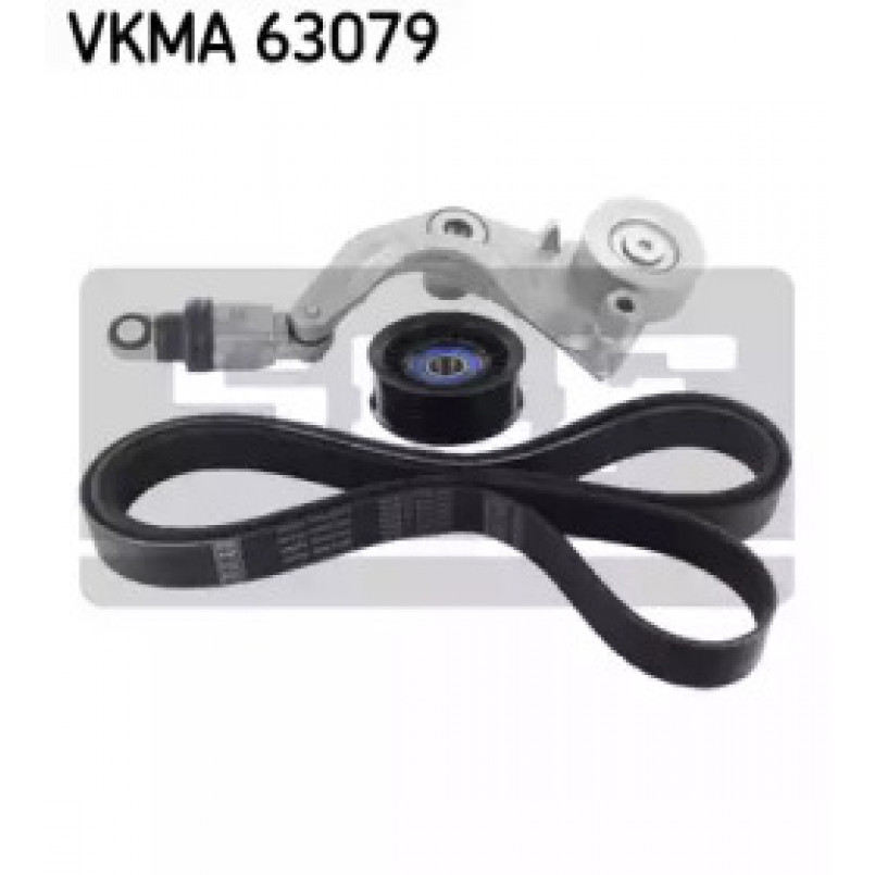 VKMA 63079 SKF Комплект доріжкового ремня (ролик, ремінь)